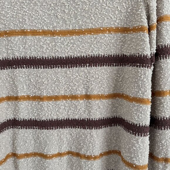 Mason & Belle Women Knit Striped Textured Long Sleeve Sweater Size M - Picture 7 of 7